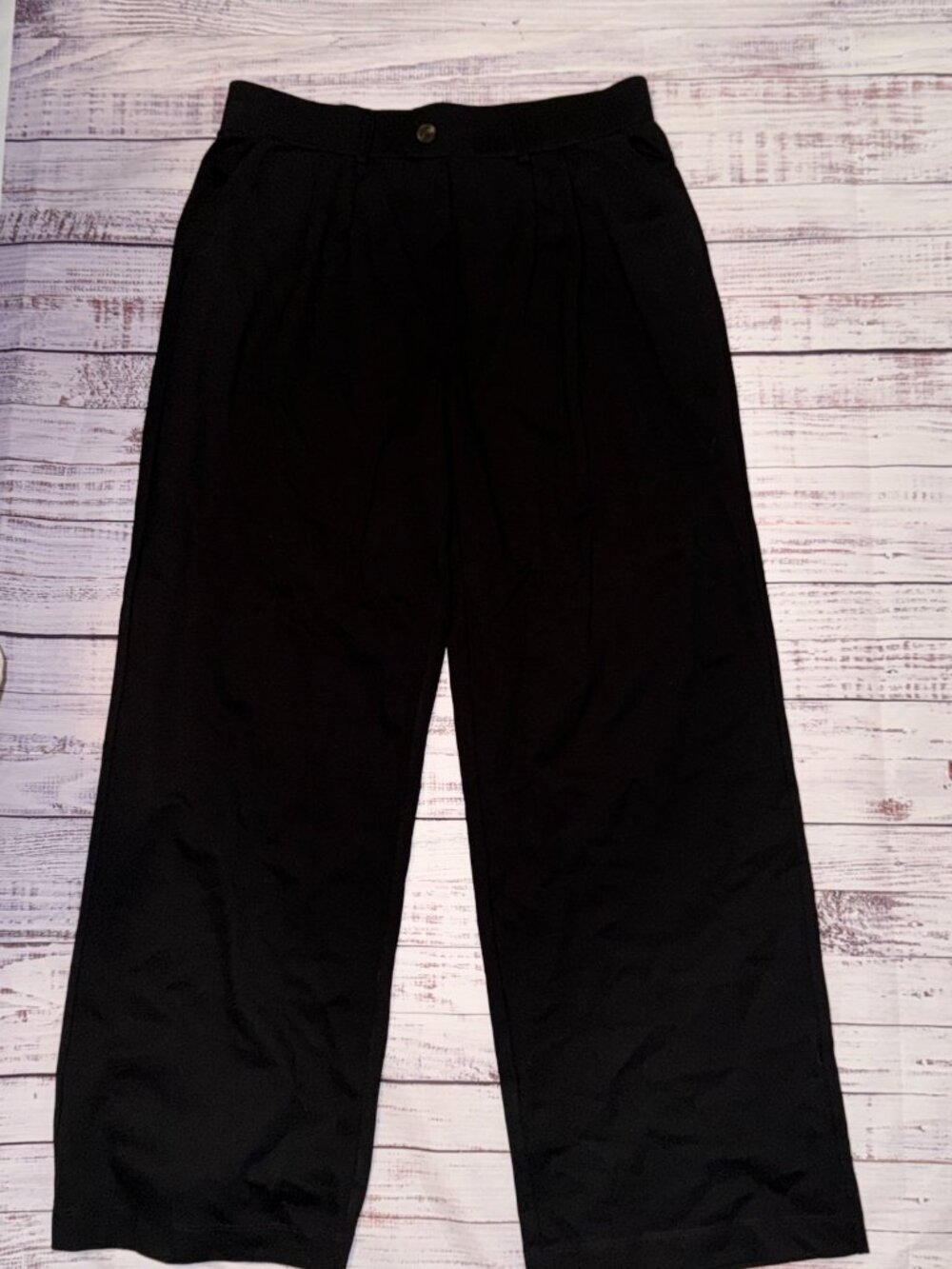Women's Yoga Dress Pants Large Black
